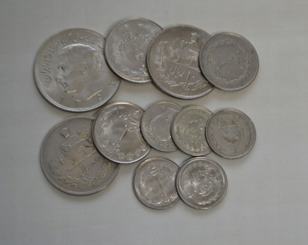 Iran - miks - zestaw 11 monet