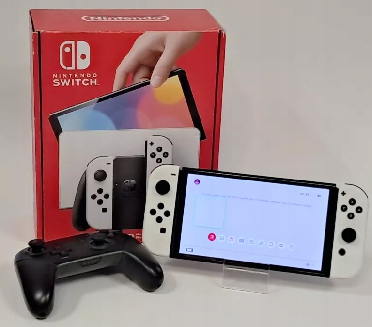 KONSOLA NINTENDO SWITCH OLED + PRO CONTROLLER