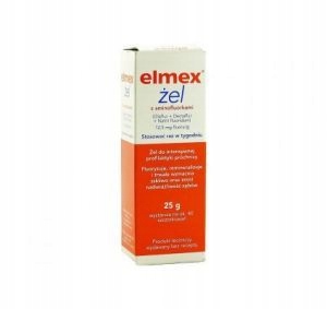 ELMEX Żel do fluoryzacji zapobiegający próchnicy 2
