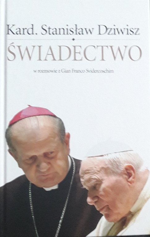 Kard.STANISŁAW DZIWISZ AUTOGRAF+PIECZĘĆ ŚWIADECTWO