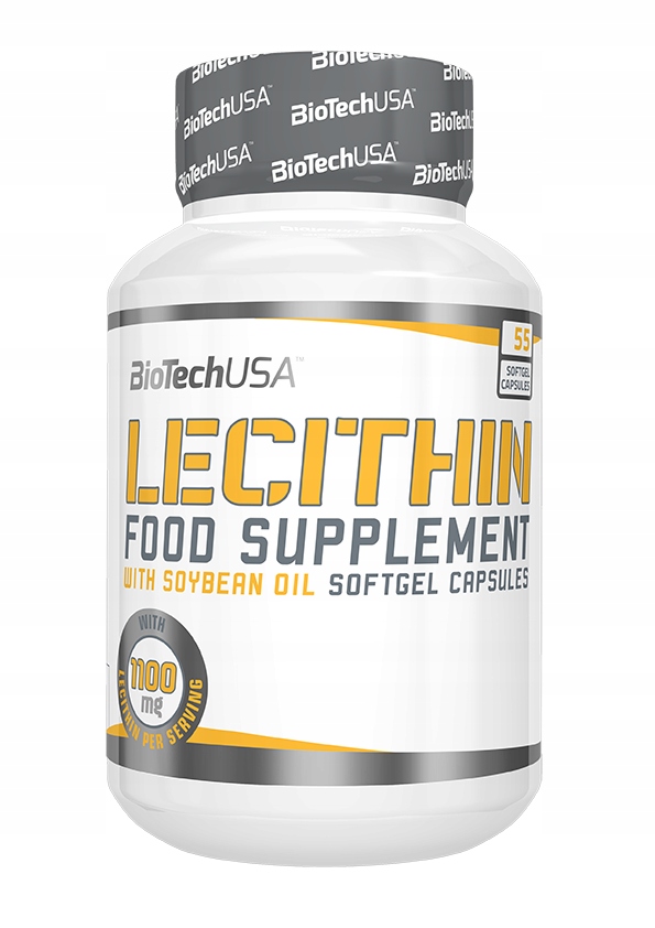 BIOTECH LECITHIN 55kaps. CHOLINA ZDROWIE PAMIĘĆ !