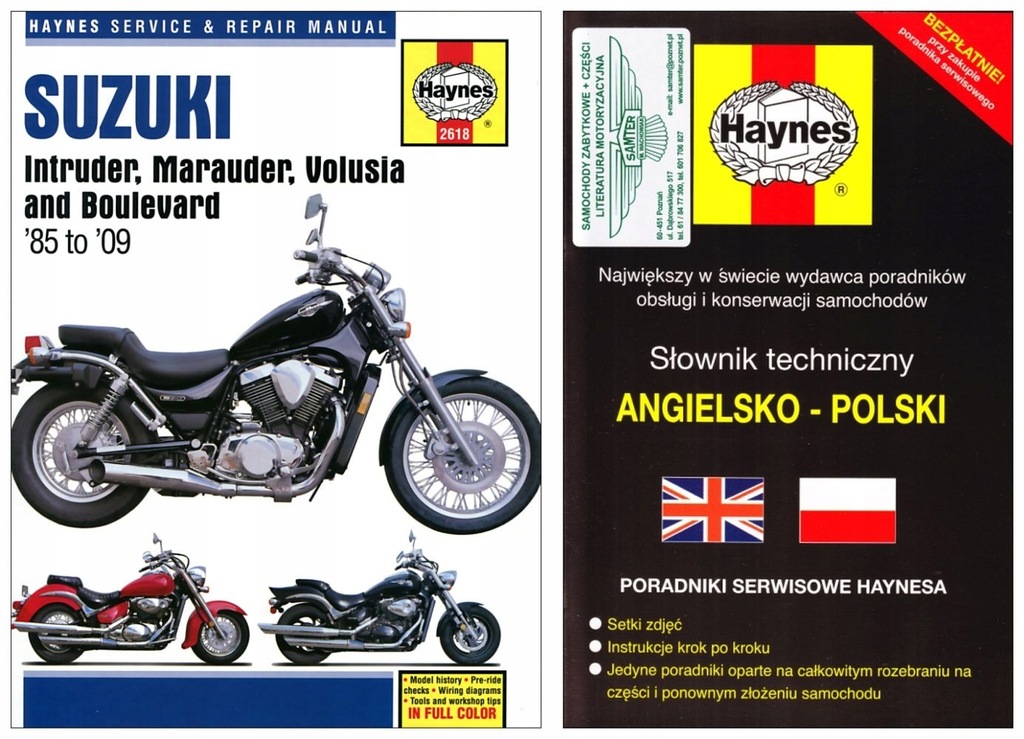 Suzuki Intruder Vs700 Vs750 Vs800 Instrukcja 85-04 - 7789004826 - Oficjalne Archiwum Allegro