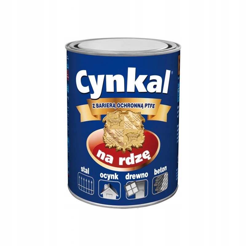 GRUNTOEMALIA AKRYLOWA CYNKAL 2,5L SZARY JASNY RAL 7040