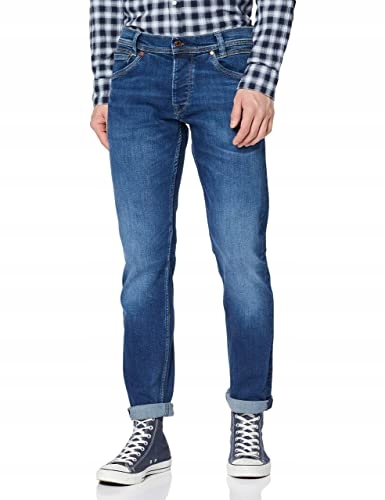 SPODNIE MĘSKIE JEANSY PEPE JEANS NIEBIESKIE W32L34