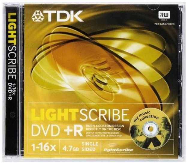 Płyta DVD TDK DVD+R 4,7 GB LightScribe 1 szt.