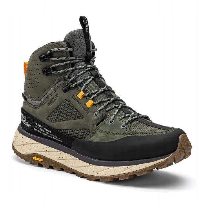 Buty trekkingowe męskie Jack Wolfskin zielone 42