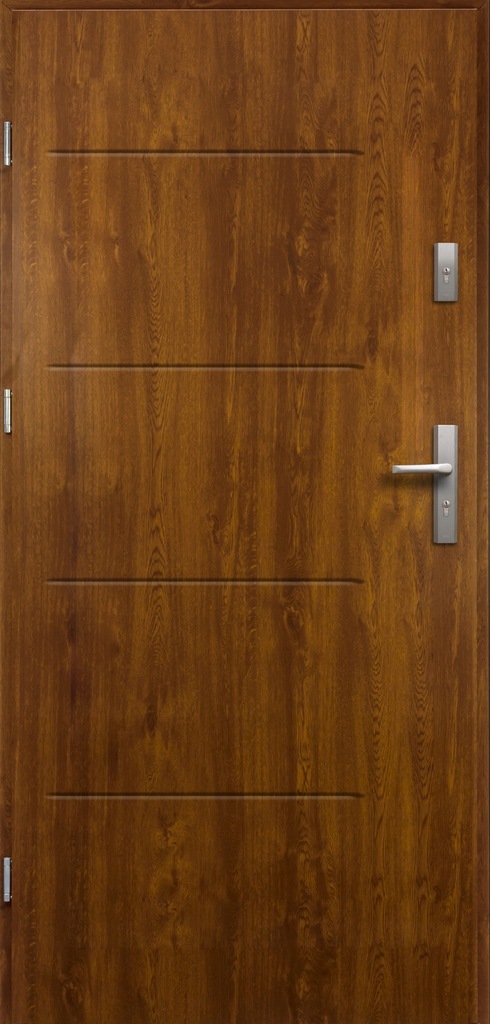 Drzwi lewe 55mm zewnętrzne złoty dąb 80 cm