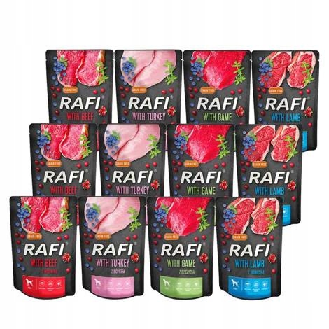 Rafi 20 szt mix saszetki 4 smaki x 5 szt x 300 gr