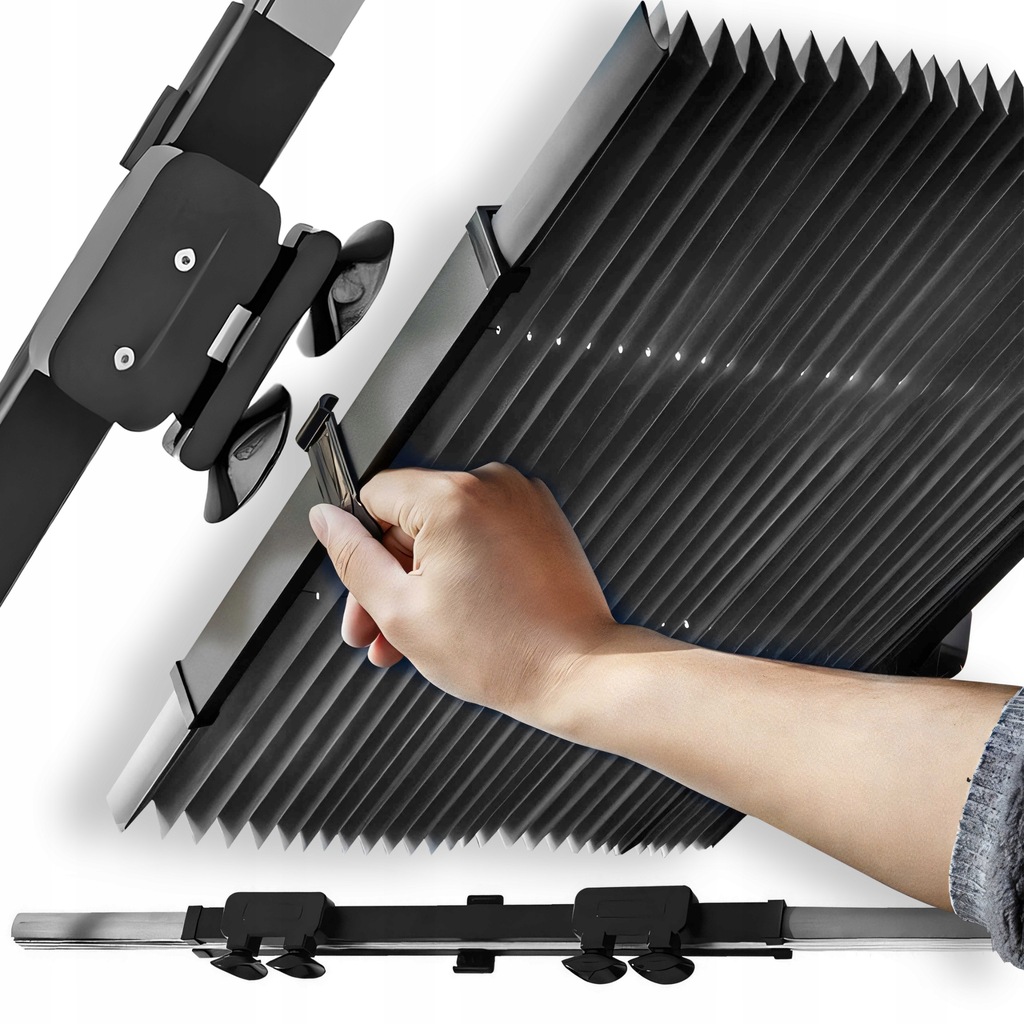 Roleta przeciwsłoneczna do samochodu na szybę przednią 70x160cm