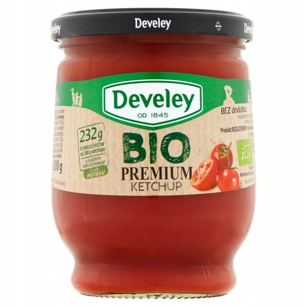 Ketchup DEVELEY Łagodny Premium BIO 300 g