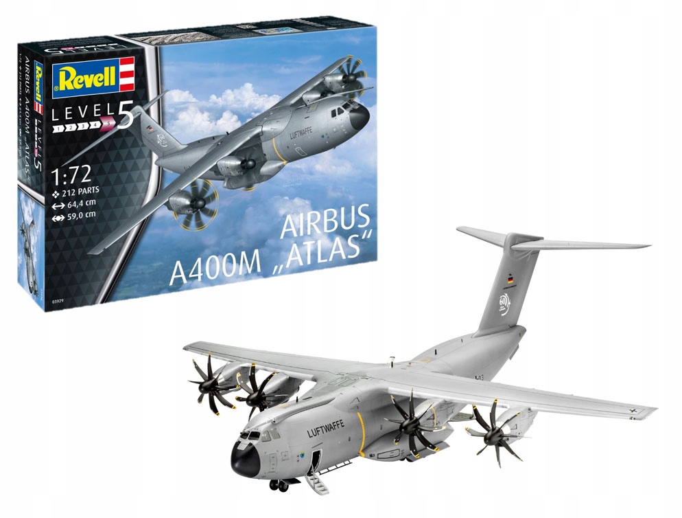 Model plastikowy Airbus A400M "Atlas" Revell 03929 skala 1/72