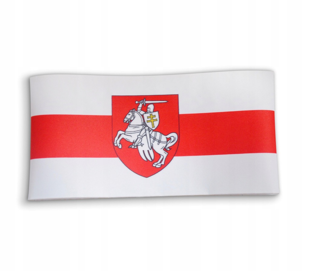 OPASKA na ramię Białoruś Opozycja Pogoń Flaga 44cm