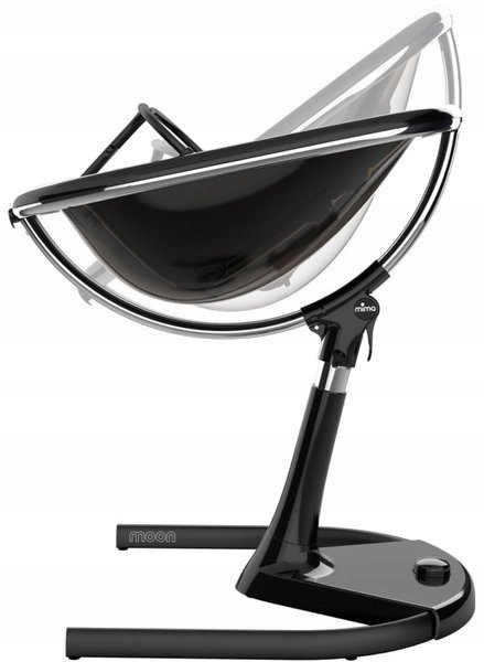 Krzesełko Mima Moon 2G Czarny | stelaż + podnóżek