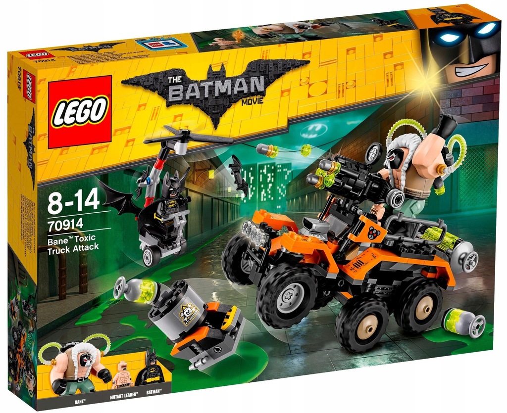 LEGO BATMAN MOVIE 70914 BANE ATAK CIĘŻARÓWKĄ NOWY