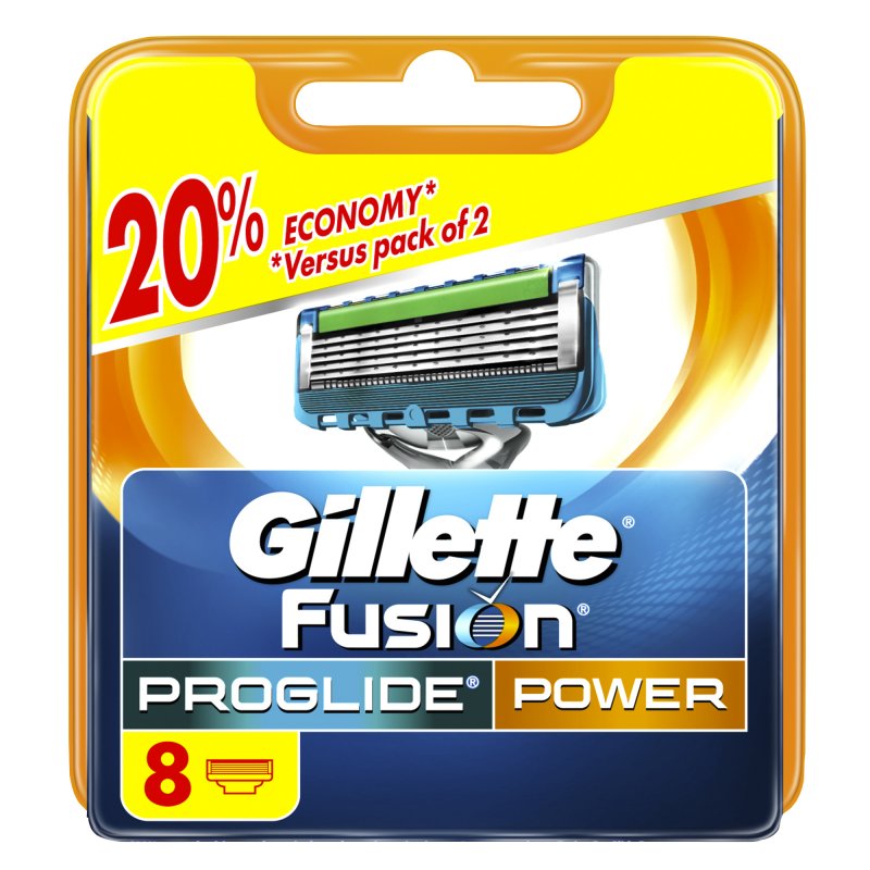 Gillette Fusion ProGlide Power wkłady ostrza 8szt