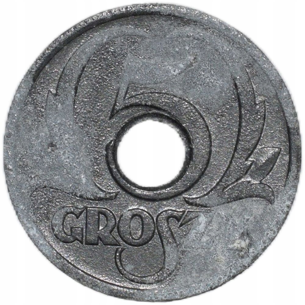 5 gr groszy 1939 Cynk GG