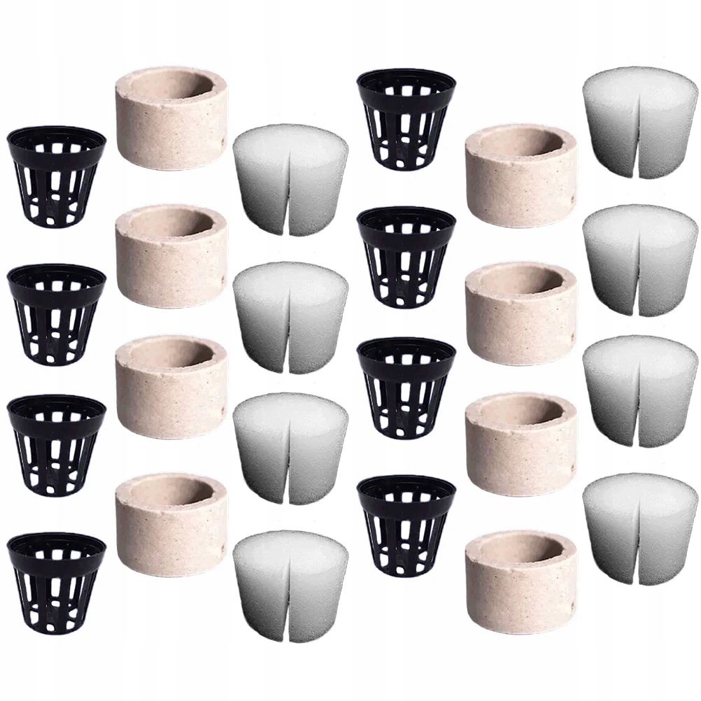 10 Pack Aquarium Plant Weights - Anti-Floating Plastic Rings For Fish Tank Plants (White & Green)