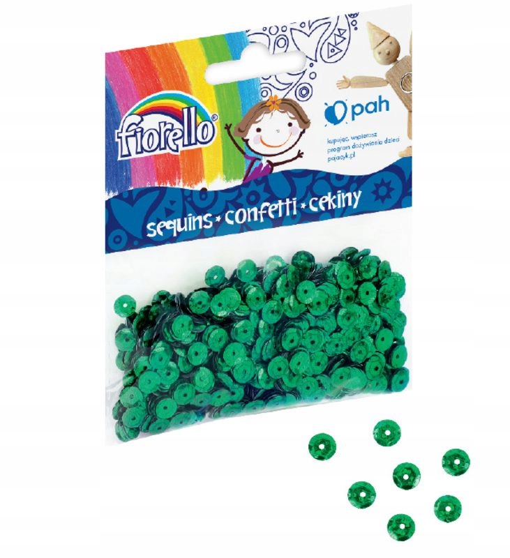 Confetti Cekiny Kółko Zielone Fiorello Gr - C14 -