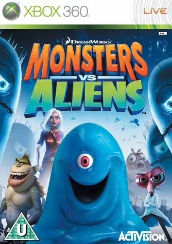 XBOX 360 MONSTERS VS ALIENS