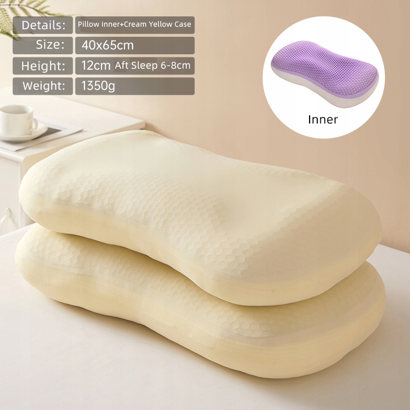 Pillow With Half Side TPE Cool Feeling Material