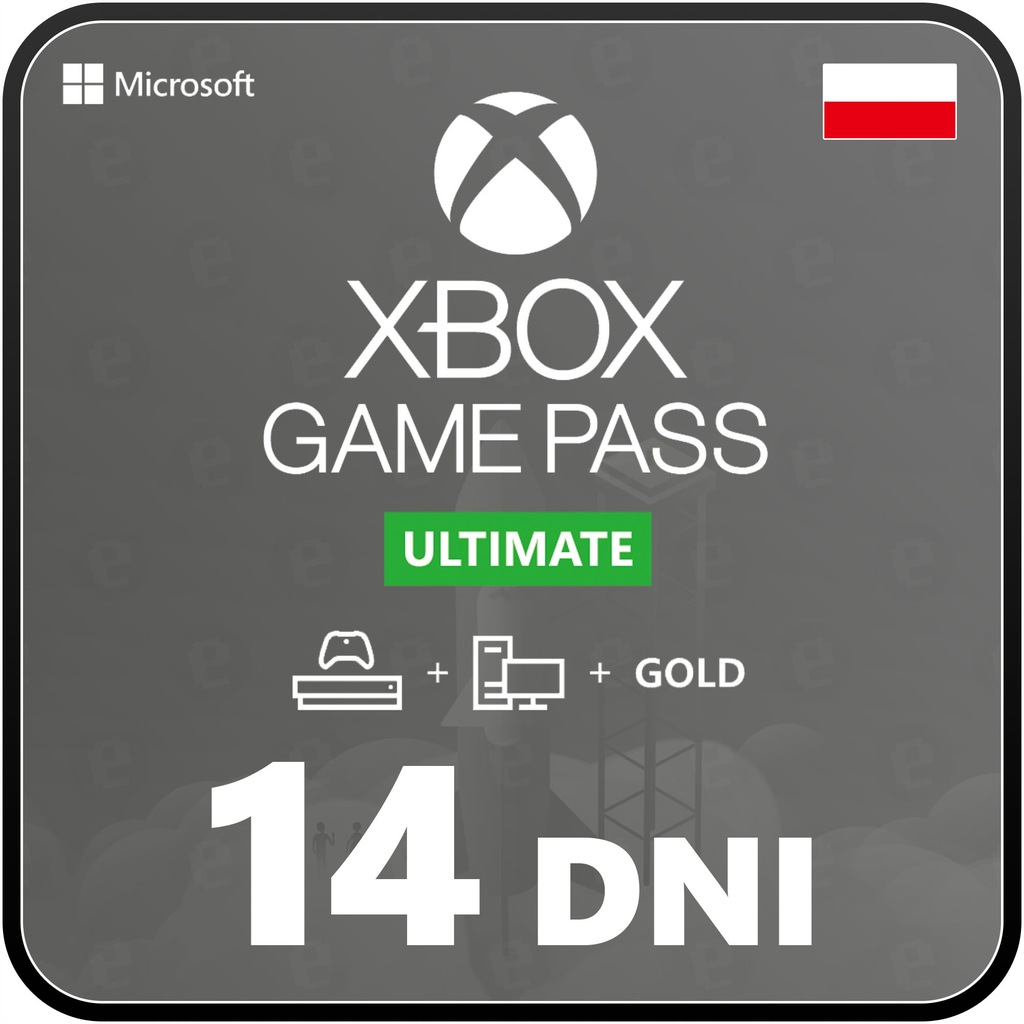 XBOX GAME PASS ULTIMATE 14 DNI - KOD CYFROWY - PL