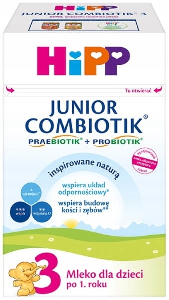 Hipp Junior Combiotik 3 Mleko dla dzieci 750g