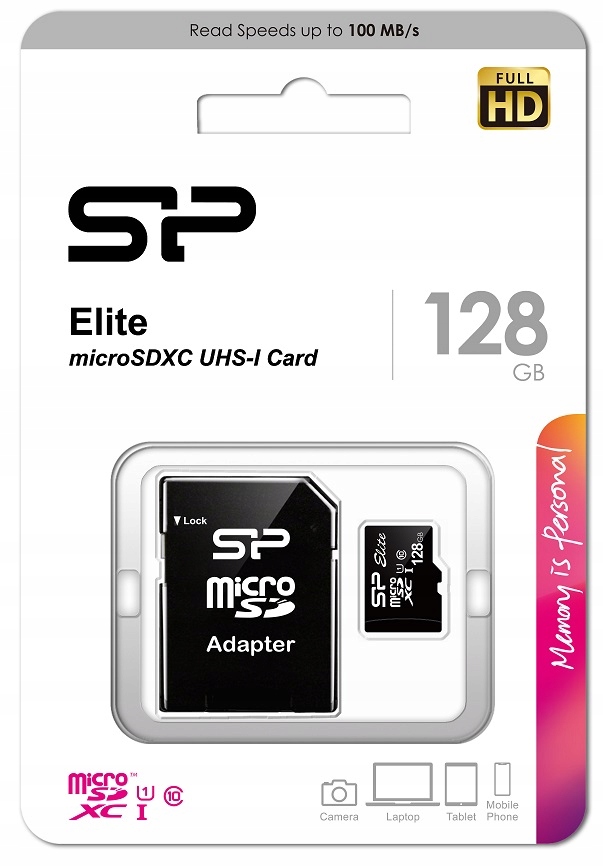 Karta pamięci Silicon Power microSDXC 128GB 100MBs