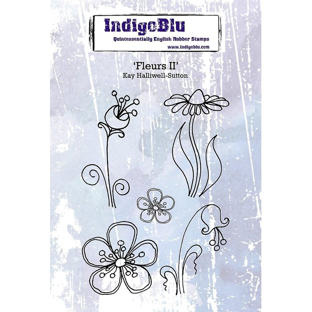 Stempel gumowy IndigoBlu Fleurs II A6 (IND0507)