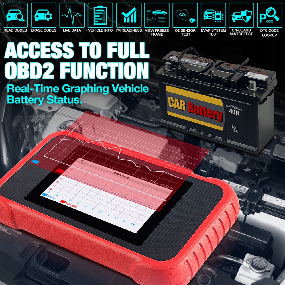 OBD2 Scanner CRP129E Car Diagnostic Test Tool 11461595295 oficjalne