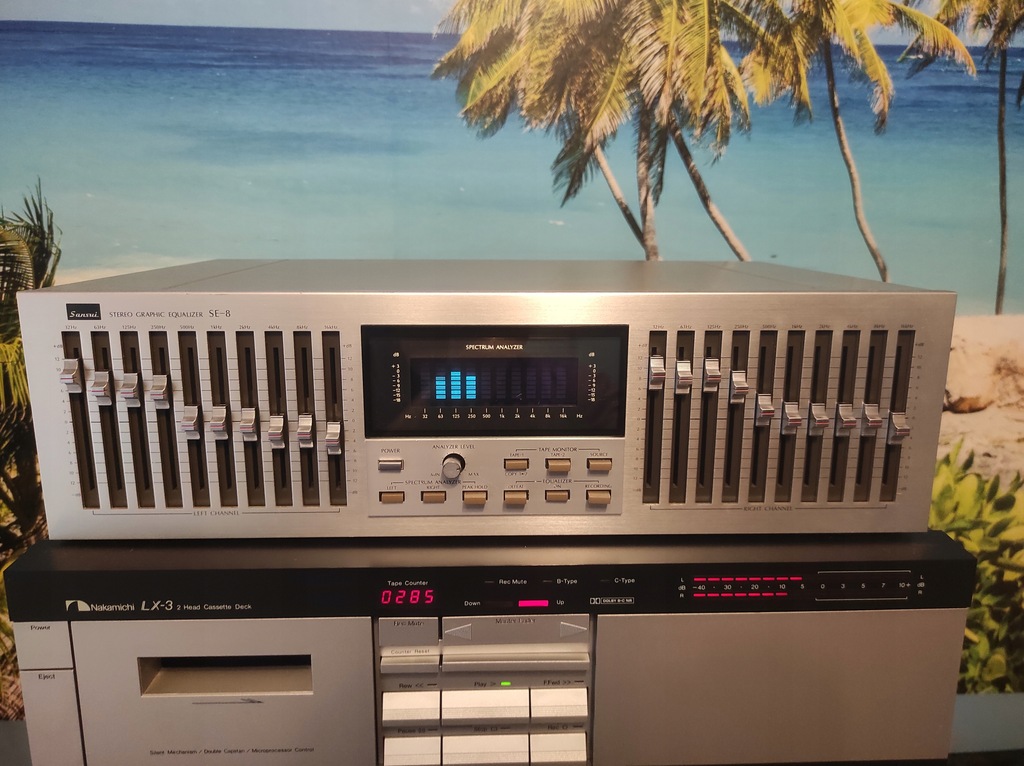 Sansui SE-8 Stereo Graphic Equalizer srebrny - 10153365767