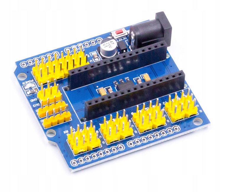 Nakładka Adapter I/O Shield Rozszerzający GPIO dla płytek Arduino NANO