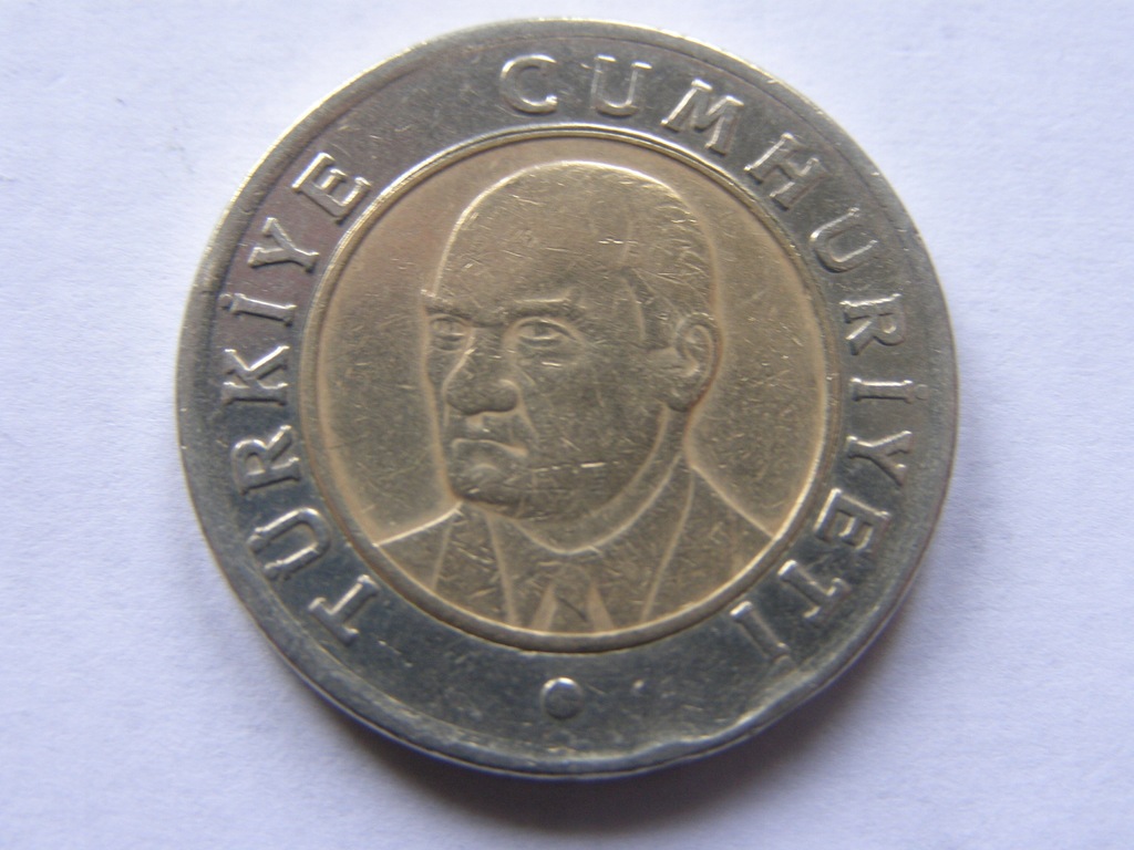 TURCJA TURKIYE 1 LIRA 2005 ROK BCM !!!!!!!!!! 0012