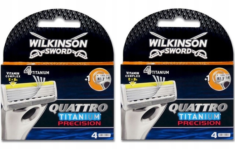 WILKINSON QUATTRO TITANIUM PRECISION WKŁADY 8 SZT