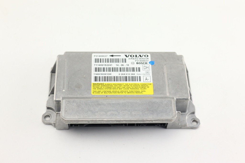 MODUŁ SENSOR AIRBAG VOLVO S60 II 31406637 13128557099 oficjalne