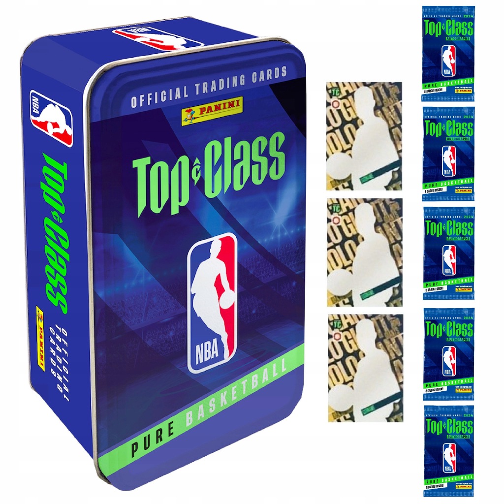 PUSZKA TOP CLASS 2024 NBA KARTY KOSZYKÓWKA PURE BASKETBALL AUTOGRAPHS HOLO