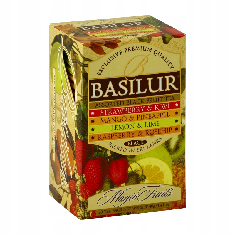 Zestaw Basilur Assorted Magic Fruits 25 kopert