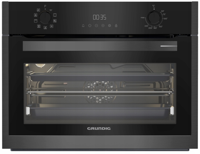 Piekarnik kompaktowy Grundig GEKM19300DX 48l 60cm