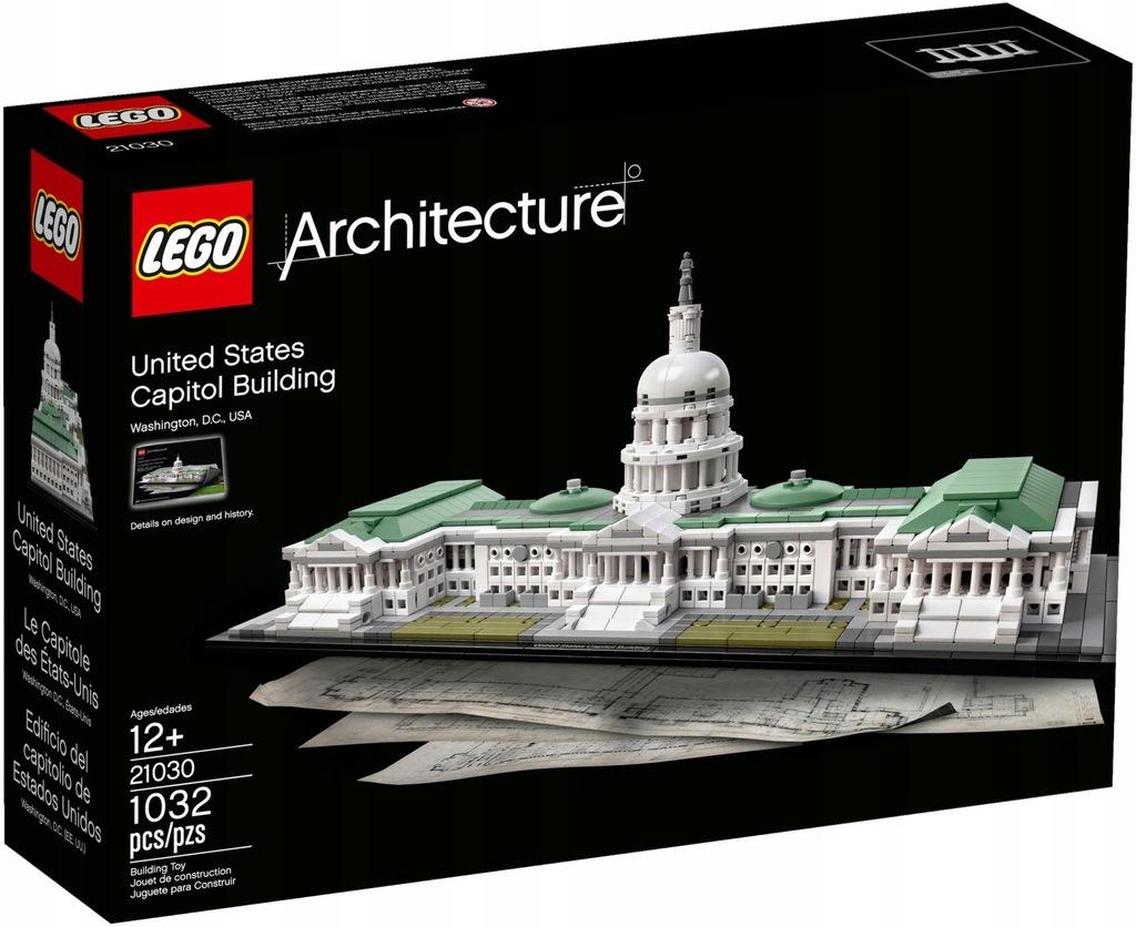 LEGO ARCHITECTURE 21030 Kapitol Stanów Zjednoczony