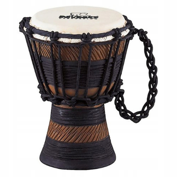 Nino XXS African Rope Tuned Wood Djembe, Earth Rhythm