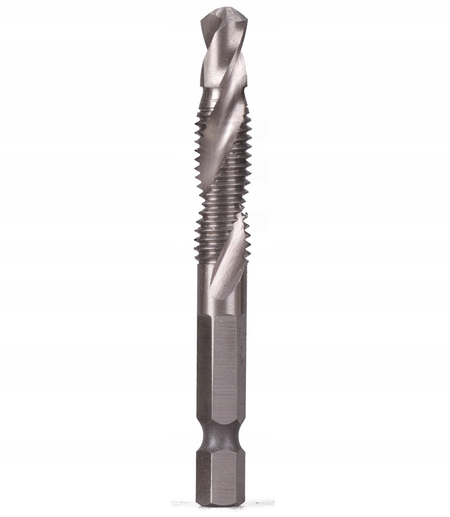 Wiertło z gwintownikiem 8x1,25 mm HSS gwintownik CTD8