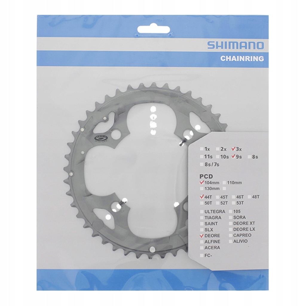 Koronka, tarcza SHIMANO Deore FC-M590 44T 104mm