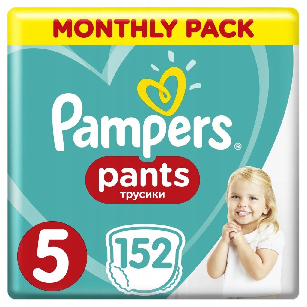 Pampers Zestaw pieluchomajtek Pants MTH Box 5 (12-