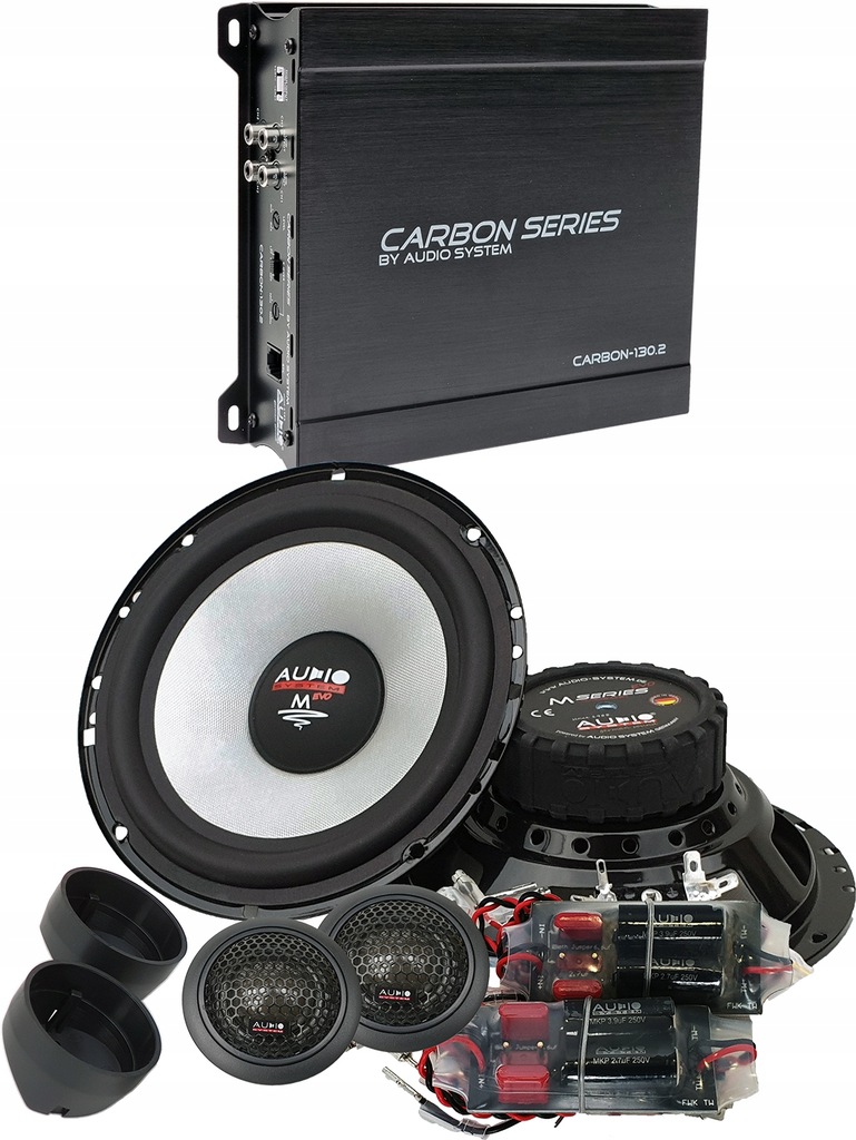 Audio System M165EVO2 +wzmacniacz Carbon 130.2