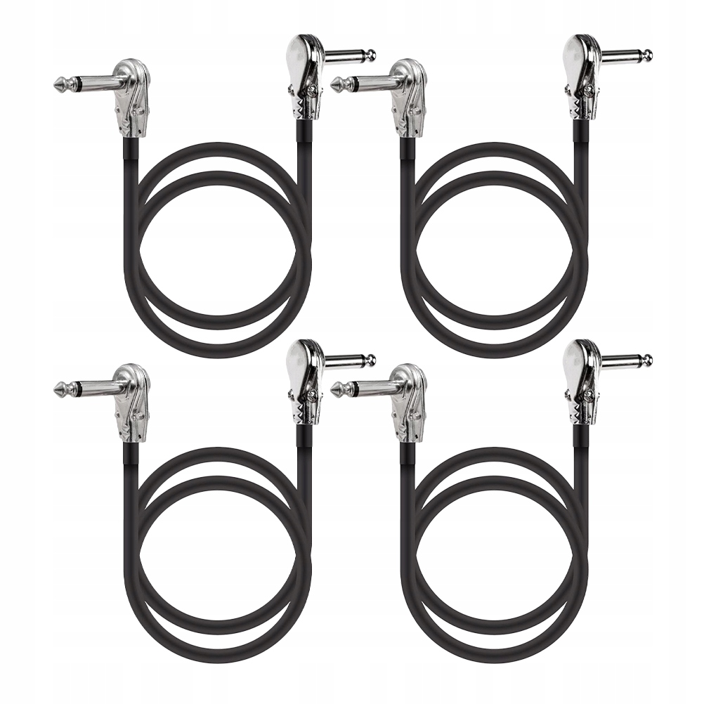 PRZEWODY PATCH GITARY 4 SZTUCZKI 6 DO PEDAŁÓW EFEKTÓW