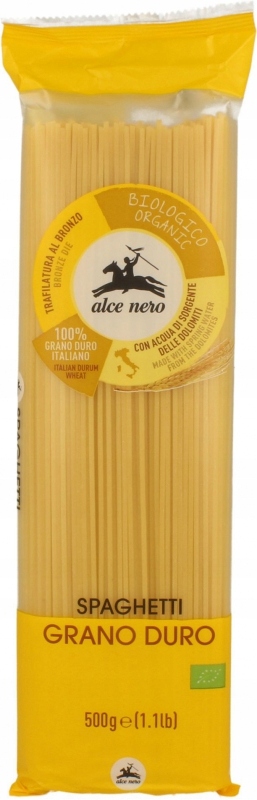 MAKARON (SEMOLINOWY) SPAGHETTI BIO 500 g - ALCE