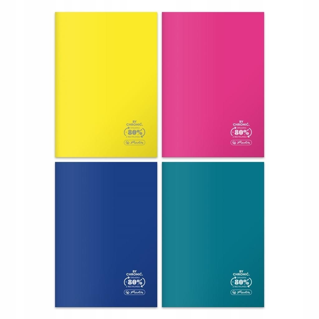 ZESZYT A5/60K LINIA ECO PP COLORS (5SZT), HERLITZ