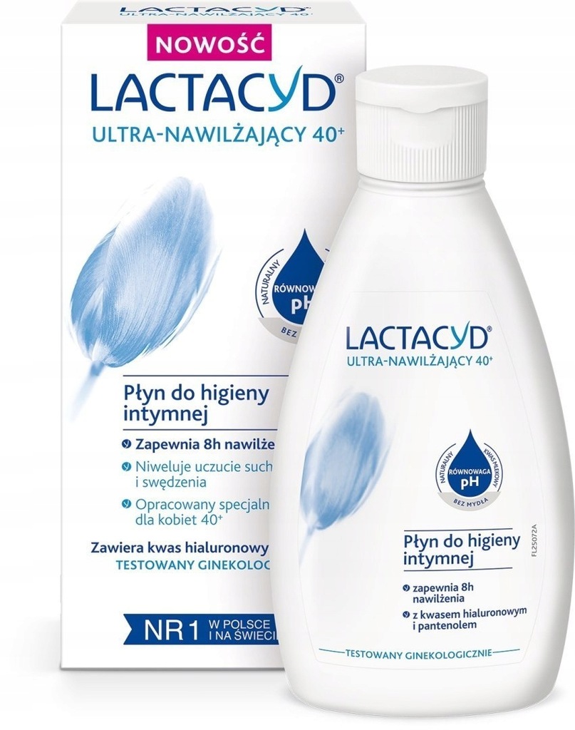 Lactacyd 40+ Ultra - Nawilżający Płyn do higieny i