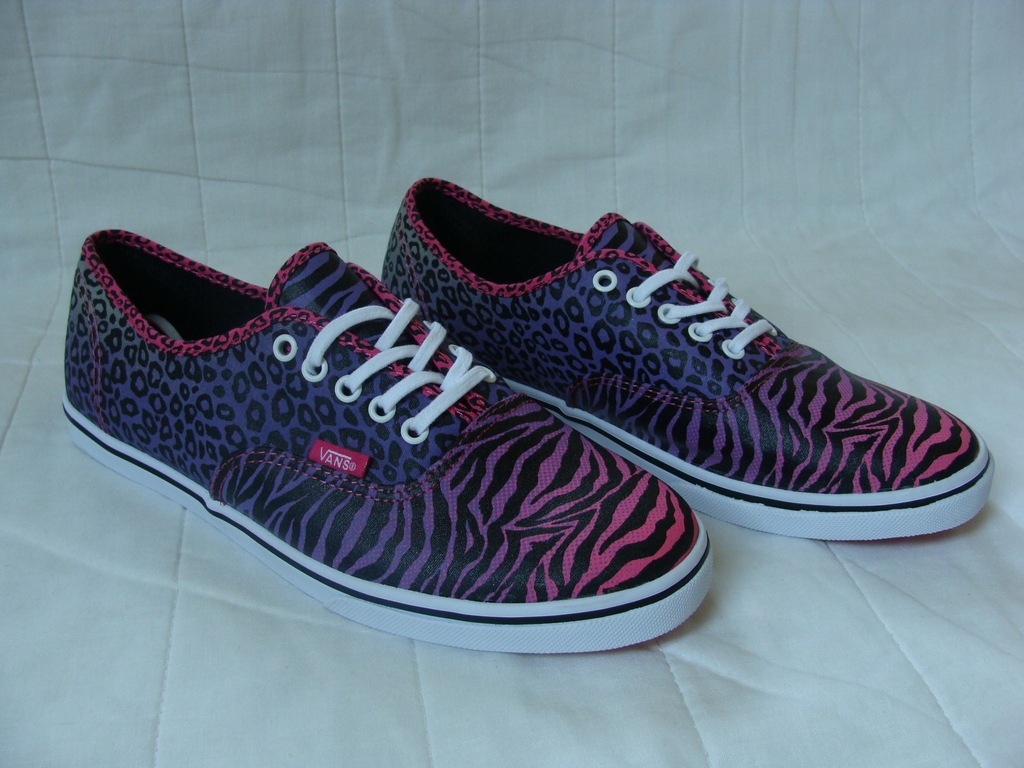 Vans Authentic Lo Pro Cheetah Zebra Fuchsia r 40 5 8460299349