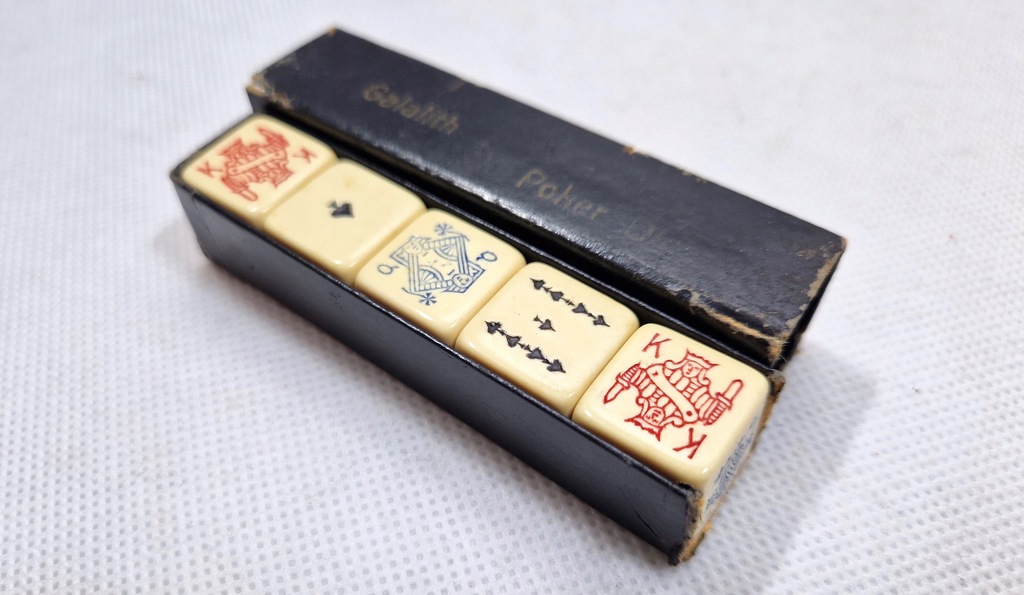 GALALITH POKER STARE KOŚCI DO GRY