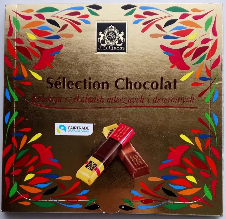 SELECTION CHOCOLATE J D GROSS MLECZNE I DESEROWE 200G